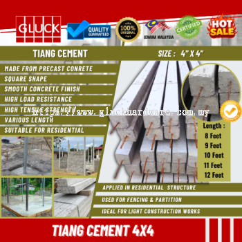 TIANG CEMENT CONCRETE COLUMN CEMENT 4" X 4"