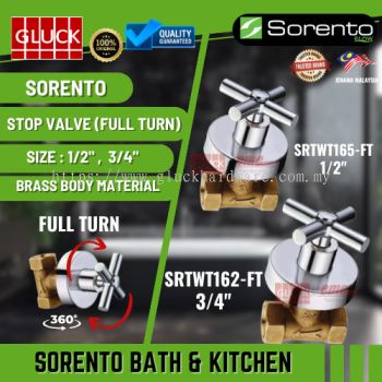 SORENTO FULL TURN STOP VALVE (SRTWT165-FT / SRTWT162-FT)