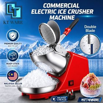 KT WARE 2 blade ice crusher machine ABC mesin ice shaver mesin ice Batu CENDOL snow ice smoothie ice kacang