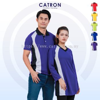 EM 2773 Sporty Team Short Sleeve Collar T-shirt