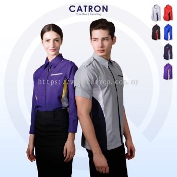 EM FP04 Female Long Sleeve F1 Corporate Shirt