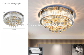 Crystal Ceiling Light