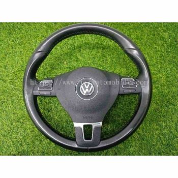 VOLKSWAGEN SHARAN 7NCTH STEERING WHEEL [2G-2D-D2514]
