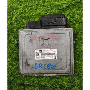 (D-1-3-H551) VOLSWAGEN POLO MK5 2012 1.2 6RCBZ ENGINE CONTROL UNIT ECU