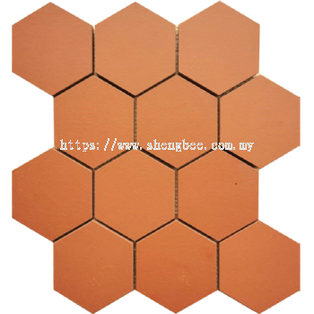 VT-VBT-1201C HEXAGON LIGHT RED (TERRACOTTA TILE)