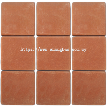 THUMBLE TILE BURGUNDY