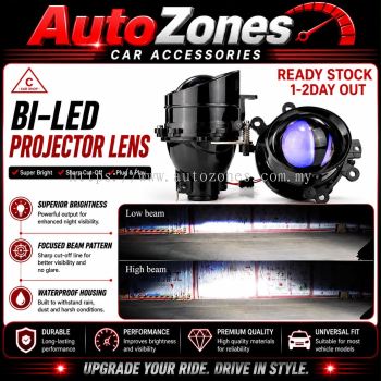 Dual Color LED Fog Lamp White Yellow Switchable Fog Light Waterproof High Brightness Fog Lamp Upgrade for Toyota Perodua Proton Honda