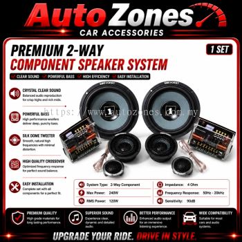 SM-365X SMEVORRT 3-Way Component Set Speaker SMEVORRT 6pc with set