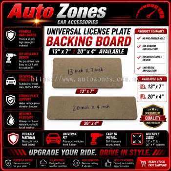 NUMBER PLATE *PLATE ONLY* PAPAN NOMBOR PLAT *PAPAN SAHAJA*