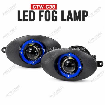 Honda LED Fog Lamp Projector Lens Hi Low Beam Tricolor Plug & Play Waterproof Fog Light Upgrade
