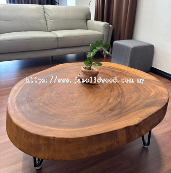 The Eclipse Round Slab Coffee Table