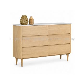 MERIDIA 5FT Side Board C/W 6 Drawers