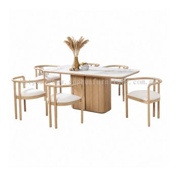 MERIDIA 6 Seater Dining Set
