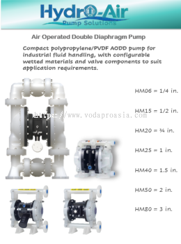 Hydro-Air HM Series AODD Pump