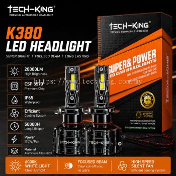 TECH KING K380 LED Headlight 170W