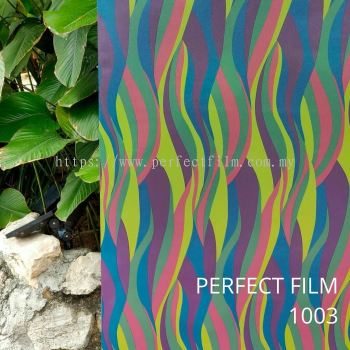 Frosted Colour Pattern Film 1003