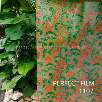 Frosted Colour Pattern Film 1107