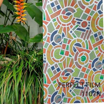 Frosted Colour Pattern Film 1107 N