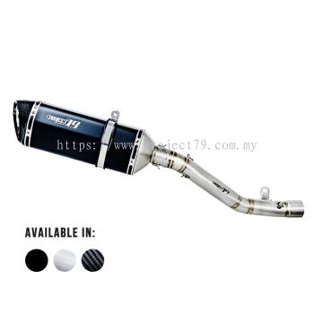 Project79 Stainless Steel Long Version Slip On Exhaust System QPLK22 + QPM06 for Kawasaki ZX6R