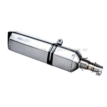 Project79 Stainless Steel Slip On Exhaust System with Titanium Muffler QPLKYC01 + QPM06TT-L for KYMCO AK550