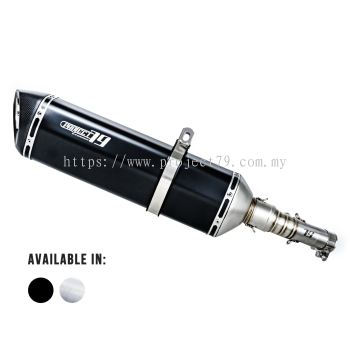 Project79 Stainless Steel Long Version Slip On Exhaust System QPLSYM02 + QPM06-L for SYM ADXTG400
