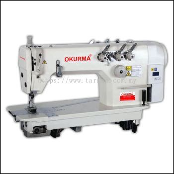 OKURMA/MH-3800D DIRECT DRIVE, HIGH-SPEED, FLAT-BED, 2-NEEDLE DOUBLE CHAINSTITCH MACHINE