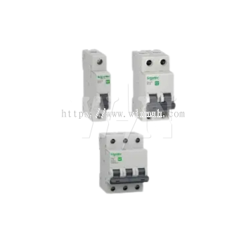 SCHNEIDER MCB 6KA 1/2/3 POLE 6A-63A EASY9 SERIES