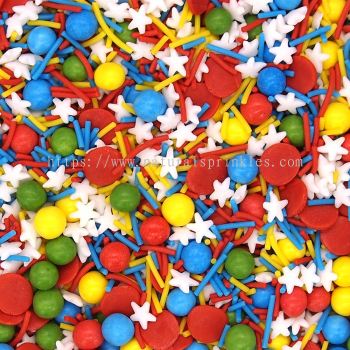 It's Me �� Natural Combination Sprinkles Medley  Bulk Wholesale  E171-Free  Top 14 Allergen-Free  Industrial Bakery Grade  BRC, Kosher, Halal &amp; FDA Certified