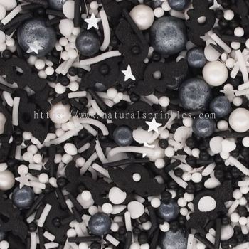 Spooky Night �� Natural Halloween Sprinkles Medley  Bulk Wholesale  Top 14 Allergen-Free  Industrial Bakery Grade  BRC, Kosher, Halal & FDA Certified