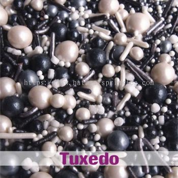 Tuxedo �� Natural Everyday/Halloween Sprinkles Medley  Bulk Wholesale  Top 14 Allergen-Free  Industrial Bakery Grade  BRC, Kosher, Halal &amp; FDA Certified