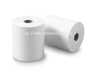 Paper roll dot matrix adhesive