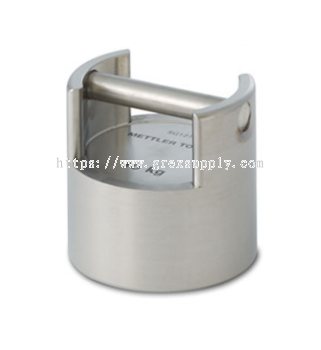 METTLER TOLEDO Cylindrical Weight 10kg M1 (Material No.: 11116610)   Stackable Stainless Steel Test Weight with Grip Handle  Malaysia Supplier