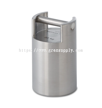 METTLER TOLEDO Cylindrical Weight 20kg F2 Cal (Material No.: 11116658)   Certified High-Capacity Precision Stackable Test Weight  Malaysia Supplier