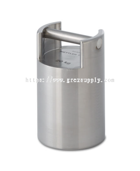 METTLER TOLEDO Cylindrical Weight 20kg F2 (Material No.: 11116652)   High-Capacity, High-Accuracy Stackable Test Weight  Malaysia Supplier