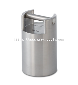 METTLER TOLEDO Cylindrical Weight 20kg M1 Cal (Material No.: 11116621)   Certified Heavy-Duty Stackable Test Weight  Malaysia Supplier