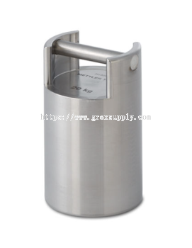 METTLER TOLEDO Cylindrical Weight 20kg M1 (Material No.: 11116620)   Heavy-Duty Stackable Stainless Steel Test Weight  Malaysia Supplier