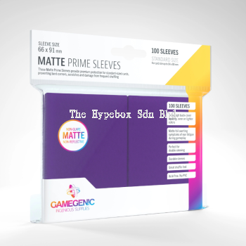 GAMEGENIC SLEEVE "MATTE PRIME SLEEVES" - PURPLE