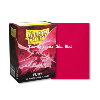 DRAGON SHIELD SLEEVE DUAL MATTE STANDARD SIZE 100PCS - FURY