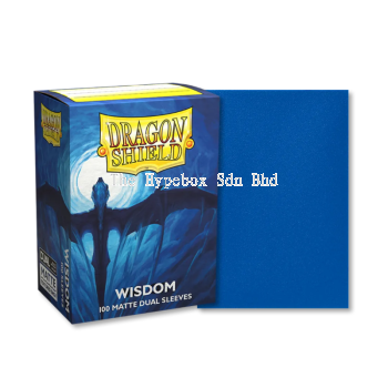 DRAGON SHIELD SLEEVE DUAL MATTE STANDARD SIZE 100PCS - WISDOM