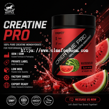 Global OEM Creatine Monohydrate Powder Manufacturer   Halal GMP HACCP Factory