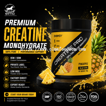 Halal Creatine Powder OEM Manufacturer for Global Supplement Brands