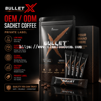 Custom Bullet X Coffee with MCT Oil Contract Manufacturing for Global Buyers