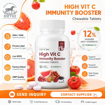 Global OEM Vitamin C Immunity Support Tablet Manufacturer   Halal GMP HACCP Factory