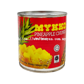 MYKKO EO Pineapple Chunks In Syrup 24x425g