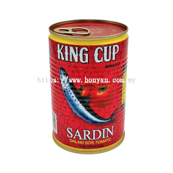 King Cup Sardines In Tomato Sauce 48x425g