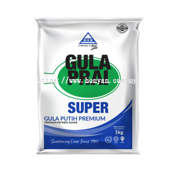 MSM Super Premium Refined Sugar 1kg