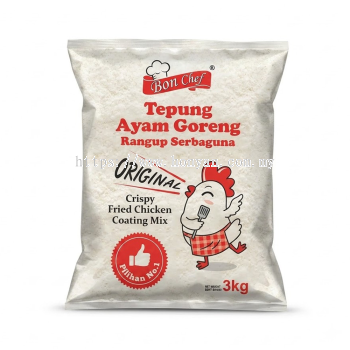 Bon Chef Tepung Ayam Goreng Rangup Serbaguna / Original Crispy Fried Chicken Coating Mix 3kg
