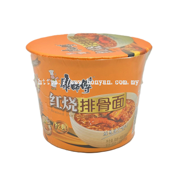 Master Kong Braised Pork Ribs Noodle 12x108g