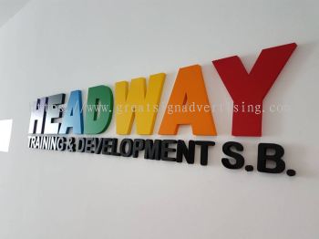 WALL-MOUNTED 3D PVC BOX UP SIGNBOARD MAKER IN KUANTAN, PAHANG & MALAYSIA
