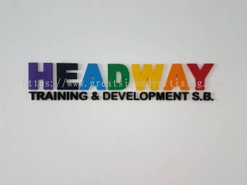 WALL-MOUNTED 3D PVC BOX UP SIGNBOARD MAKER IN KUANTAN, PAHANG & MALAYSIA